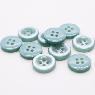 China Viable high quality easy button for promotion custom logo 4 hole polishing plastic push button for clothes for sale