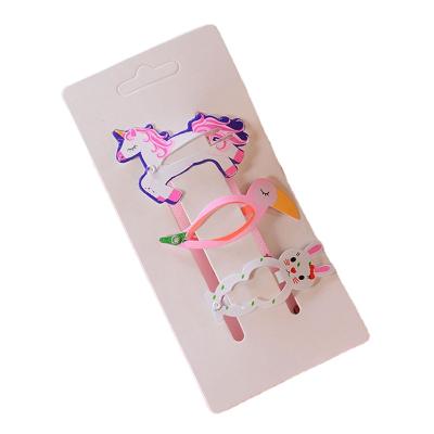 China Hair Accessories Headband 3Pcs/Set Fruit Hair Clips Girl Headwear Cute Cartoon Hairpin For Girls 2021 Hot for sale