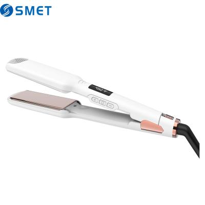 China Hotel Flat Hair Straightener Steam Iron Flat Iron Curler OEM Customize Private Label Packing Titanium Flat Iron for sale