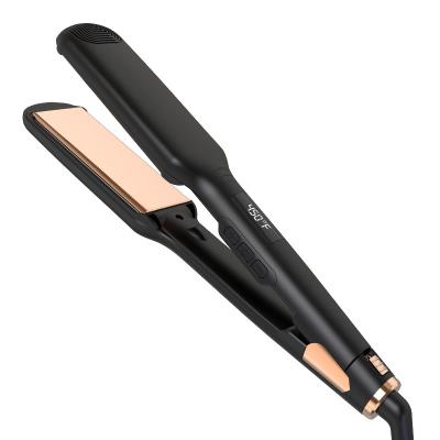 China Best Hair Iron Private Label Tourmaline Outdoor Flat Ceramic Infrared Straightener Hair Straighteners for sale