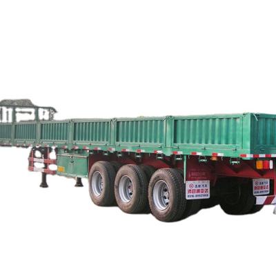 China Heavy Bulk Goods Factory Semi Barrier Goods Semi Trailer Side Wall Direct Trailer Medium And Long-Distance Transportation for sale