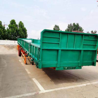 China High Quality Heavy Bulk Barrier Middle And Bottom Transport Goods Factory Direct Sale Transport Barrier Semi Trailer Cargo Trailer for sale