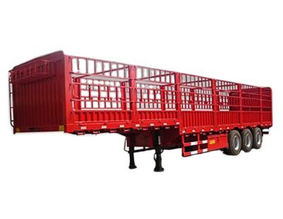 China Medium And Long Distance Transport Of Heavy Bulk Goods 30 Ton Side Wall Coal Cargo Transport 3 Axles Open Semi Trailer for sale