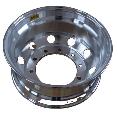 China Durable 22 Inch 22.5*9.0 Heavy Duty Truck Wheels / Semi Trailer Forged Aluminum Wheel Rims / Passenger Car Wheel for sale