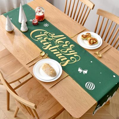 China Hot sale fashion jacquard solid rectangle tablecloth table runner tablecloth with custom design printing for sale