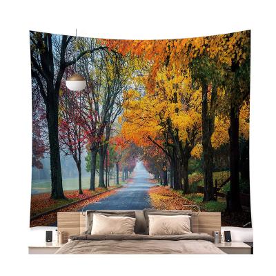 China New Contemporary Christmas Tapestry Customize Hanging Wall Hanging 3D Fabric Picture Tapestry for sale