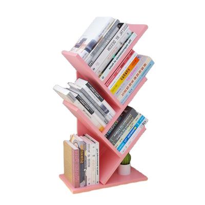 China Contemporary Small Shelf Tree Bookshelf, 5-Shelf Position Bookcase, Book Desk Organizer for sale