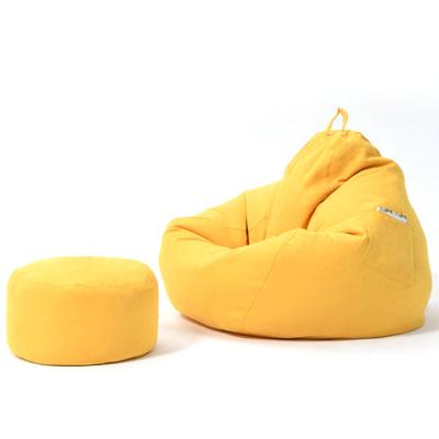 China Wholesale Portable Colorful Foldable Manufacturing Bean Bags Living Room Chair Sofa for sale