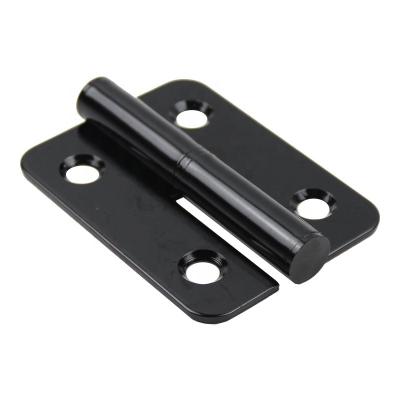 China 180 Degree Hinge Adjustable Hinges New Product Black Coated Groups 4 Inch Steel Detachable Cabinet Door Hinge for sale