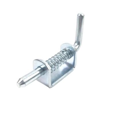 China Spring Pin Latc Trailer Tailgate Spring Bolt Weld On Slam Action Lock Push Spring Bolts for sale