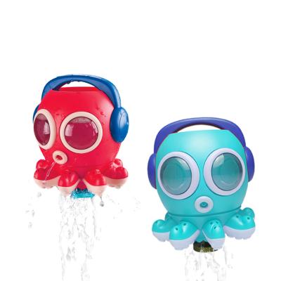 China Plastic Cute Octopus Baby Bath Toy Baby Octopus Whirling Water Bath Toy for sale