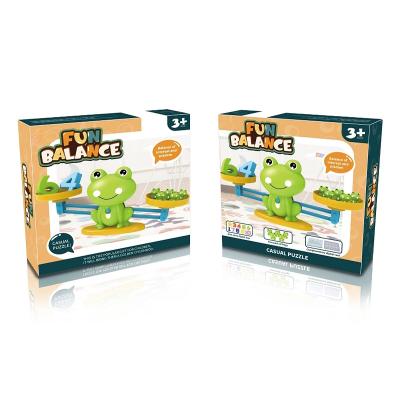 China Frog Balance Parent-child Interaction Digital Addition and Subtraction Balance Tianpingcat Early Education Toys TQ088160/TQ088159 for sale