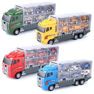 China Early Light Car Toys/Music Container/Sound Children Education With Sound And Light And 6 Alloy Car Toys For Sale for sale