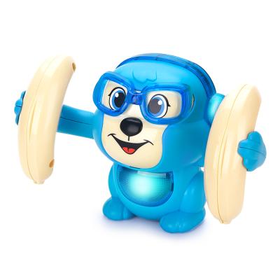 China Baby Early Education Toys Dancing Monkey With Light And Music Four Color Cute Animal Toys 14.5x8.3x10.1cm for sale