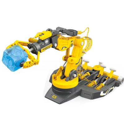 China Arm Stuffed Hydraulic Robotic STEAM ROD Building Toy Kit Learn Hydro Mechanics and Robotics for Kids Educational Toys for sale