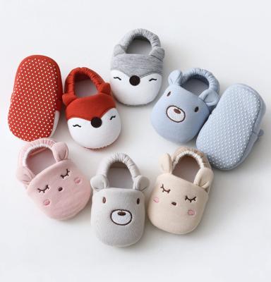 China Viable Viable For Cute Cartoon Chubby Little Feet 3D Design Silicone Grip Floor Baby Socks for sale