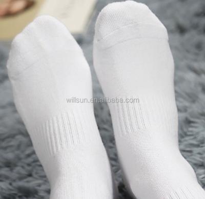 China Wholesale Pure Black Color Antibacterial Antibacterial Logo Socks Fancy Embroidery White Custom Sports Knock Cotton Custom Socks for sale