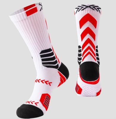 China Custom Made High Quality Antibacterial Elite Basketball Mid Men's Tube Sports Socks for sale