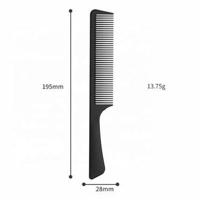 China Eco-friendly Professional Custom Size Combs Professional Custom Size Black Tooth Design Plastic Wide Tooth Hair Straight Hair Comb For Salon Hairdresser for sale