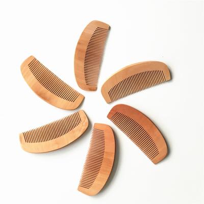 China New Simple Popular Handmade Custom Made Natural Logo Color Straightener Hair Comb Wooden Hair Combs Luxury For Home for sale