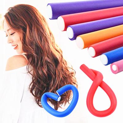 China Factory Direct Supply Flexible Hair Curling Rods Hair Curler Colorful Heatless Foam Hair Curler Rods Portable Hair Curler for Women for sale