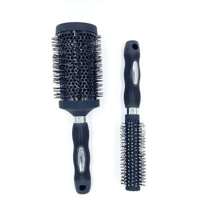 China Wholesale Waterproof Custom Logo Curly Hair Brush Custom Size Professional Drying Styling Salon Round Hair Brushes for sale