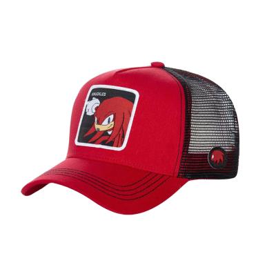 China Customized High Quality Men JOINT 3D Classic Fashion Panel 5 Embroidered Patch Logo Mesh Snap Back Gorras Cotton Twill Trucker Hat Cap for sale