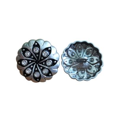 China Eco-friendly Supply Vintage Factory Direct Round Metal Buttons Decoration Button for sale