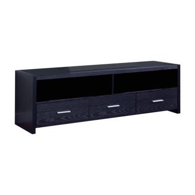 China (Other) Adjustable Black TV Console with Storage, Black for sale