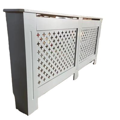 China Modern Modern European Style Radiator Cover Painted Decorative MDF Radiator Cabinet Radiator Heater Cover for sale