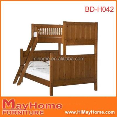 China HOT Popular Space Saving Queen Size Solid Wood Bunk Bed For Adult for sale