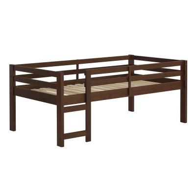 China Modern Classic JR Solid Wood Twin Above Low Loft Bunk Bed, Twin Size for sale