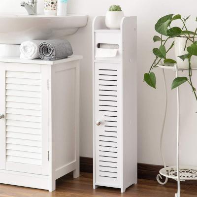 China Waterproof Modern White Color Wall Mounted Bathroom Vanity Cabinet With Drawer And Shelf for sale