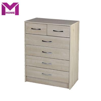 China factory direct sale furniture 5drawers cheap wooden cabinet 6 drawers with many drawers for sale