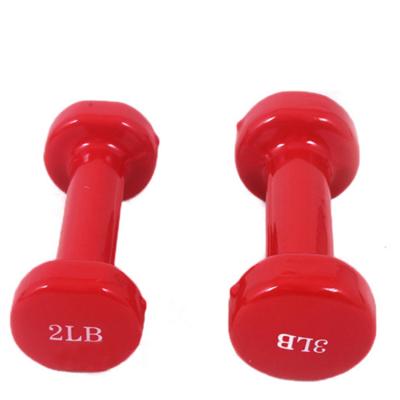 China Universal Hot Selling Hex Gym Power Training Equipment Rubber Vinyl Coated Dumbbells for sale