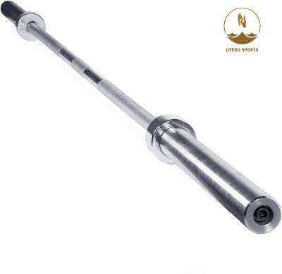 China Universal Gym Equipment Fitness Exercise Weigh Bar Cusotm Logo Barbell Lifting Bar for sale