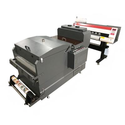 China Convenient Digital T Shirt Fabric Printing Machine Heat PET Film Dual 4720 Printheads DTF Printer With Powder Shaking Machine for sale