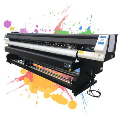 China hot sale indoor outdoor advertising DX5 DX7 5113 4720 XP600 print head CE certificate china plotter cutter eco solvent 3.2m inkjet printer for sale