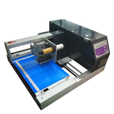 China Custom Stamp Guest Book Cover Digital Foil Embossing Hot Stamping Printing Machine For Plastic Morocco Paper Wedding Card for sale