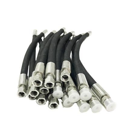 China Anti-Corrosion/High Pressure Rubber Wire Braided Hydraulic Hose Concrete Vibrator Hydraulic Hose for sale