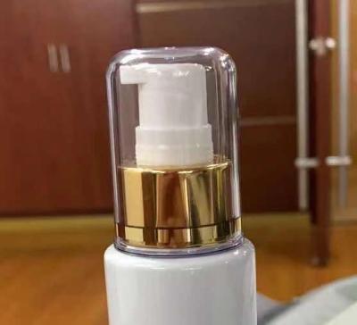 China High Quality Aluminum Non Spill Lotion Cap Treatment Pump 24/410 Luxury For Skin Care for sale