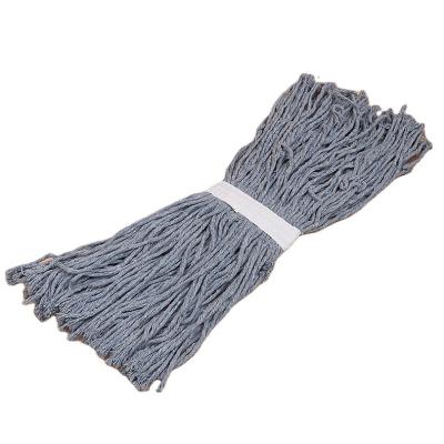 China Factory Stocked Wholesale Floor Cleaning Dry Wet Cotton Mop Replacement Mop Head Can Be Customized Main Mop Color for sale