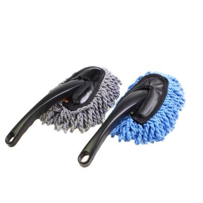 China Factory wholesale car window cleaning brush mini car wash station cleaning dusting brush thickened rag brush for sale