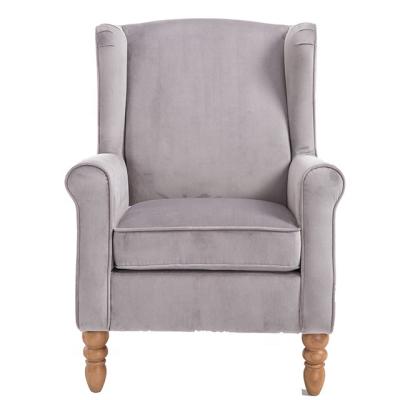 China Extended White Single Wing Sofa Furniture Convertible Sofa Chair For Living Room Furniture Leisure Sofa Chair Base for sale