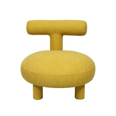 China Designer Soft Nordic Small Sofa Chair Living Room Bachelorette Changes Shoe Small Recreational Stool for sale