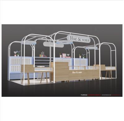 China Modern / Fashion Jewelry Kiosk Jewelry Showcase Display Jewelry Design Store Furniture For Mall for sale