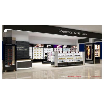 China Mall/Retail Store Cosmetics Store Fixture Display Racks Cosmetic Furniture For Store Cosmetic Display for sale