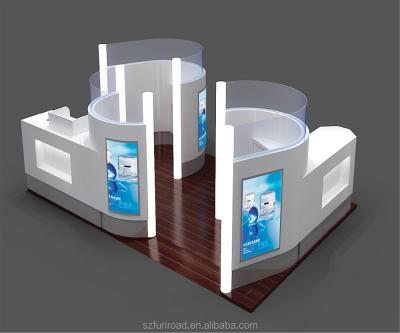 China PANEL Portable Beauty Mall Kiosk Display Stand / Perfume Kiosk Wholesale for sale