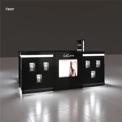 China PANEL perfume store counter design for kiosk shopping mall display for sale