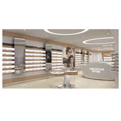 China Shopping mall or retail store with optical glass store furniture optical shop display cabinets custom wooden glasses display stand for sale